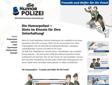Tablet Screenshot of die-humorpolizei.de